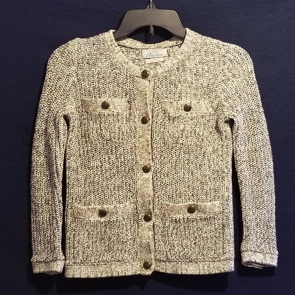 Made Specially By Wallace Women's Sweater With A Stylish Button-Front Closure